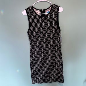 Alice and Olivia patterned double knit dress size small